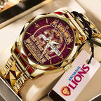 Brisbane Lions Threepeat Premiers Alloy Luxury Quartz Watch – TMTHU9803