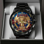 Brisbane Lions Threepeat Premiers Black Stainless Steel Watch – TMTHU9739