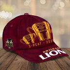 Brisbane Lions Threepeat Premiers Classic Cap – TMTHU9609