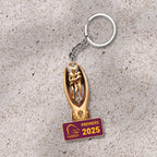 Brisbane Broncos 2025 NRL Premiers Custom Shape 2-sided Keychain – HOATT13582