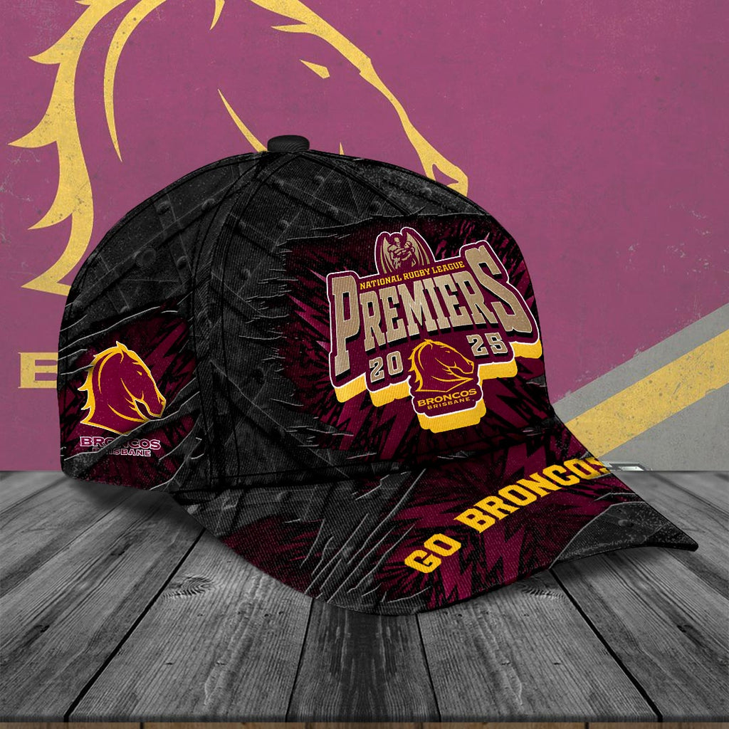 Brisbane Broncos 2025 NRL Premiers Classic Cap – HOATT13607