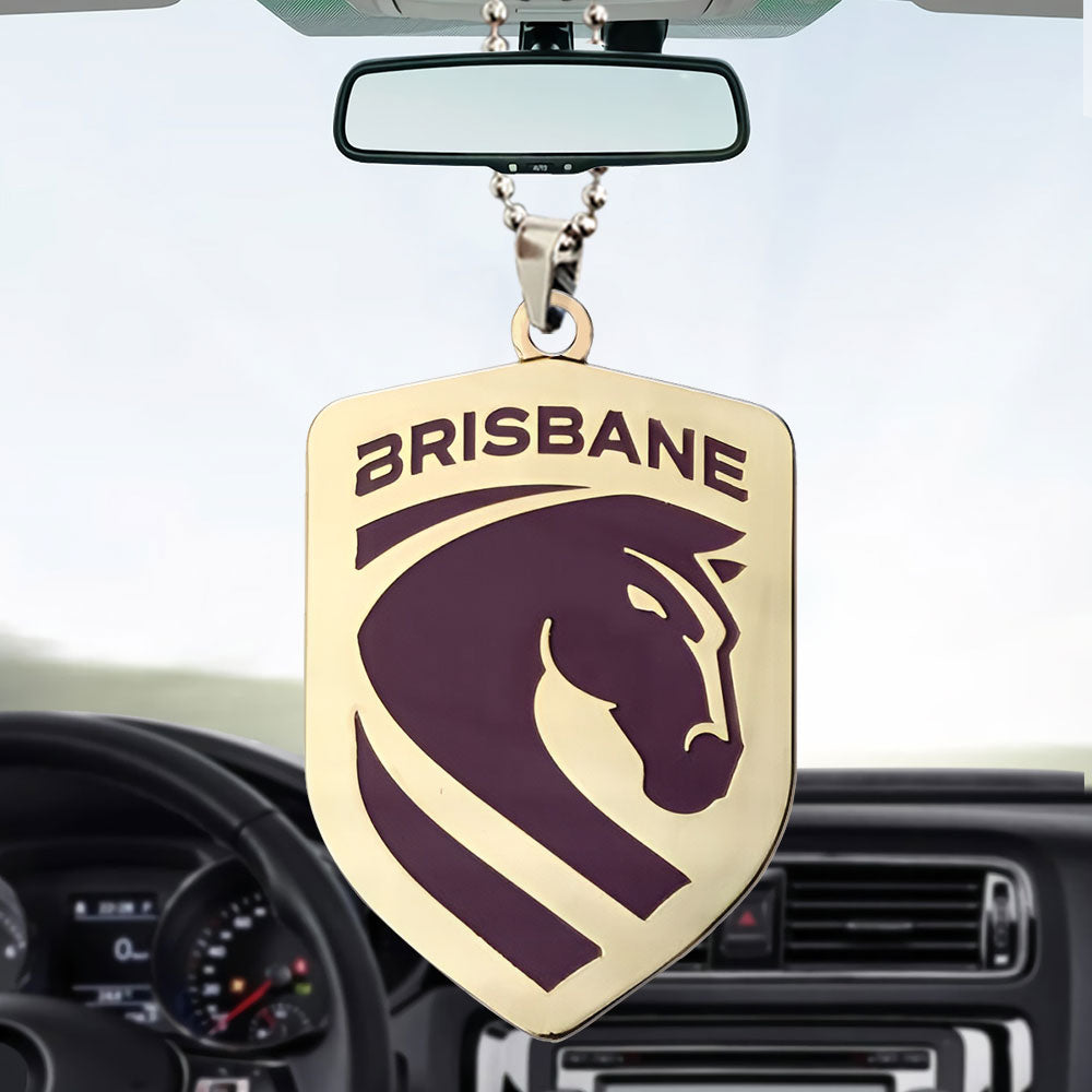 Brisbane Broncos Custom shape 2-sided Acrylic Car Ornament – TMTHU2308