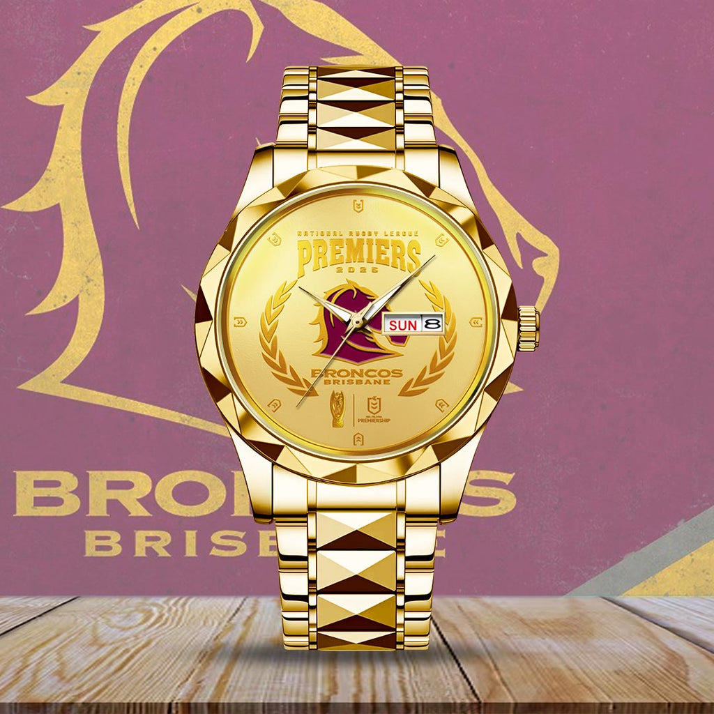 Brisbane Broncos Alloy Luxury Quartz Watch – GNE4533