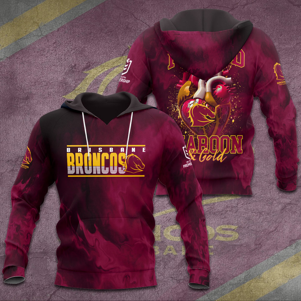 Brisbane Broncos 3D Apparel – TANTN 11303