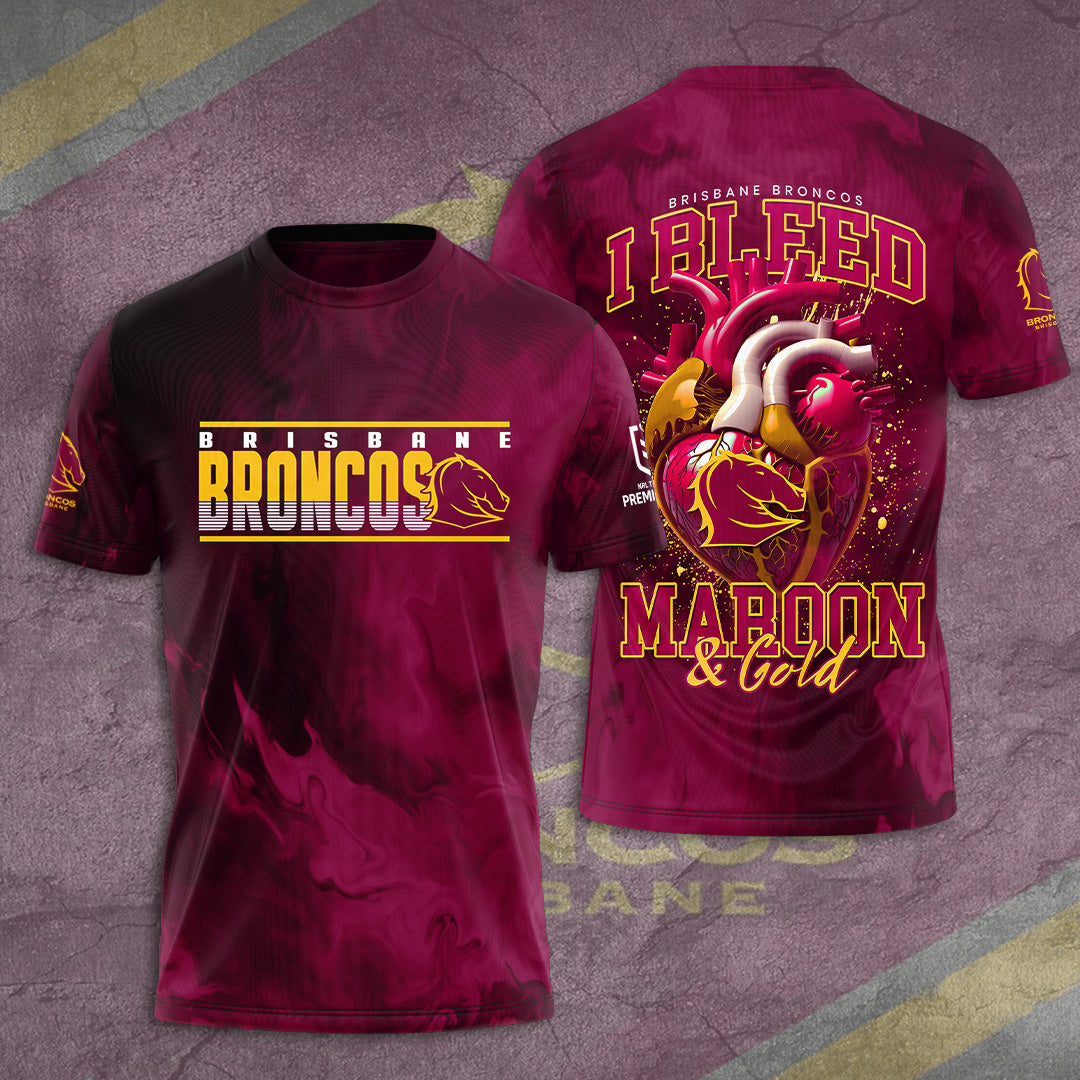 Brisbane Broncos 3D Apparel – TANTN 11303