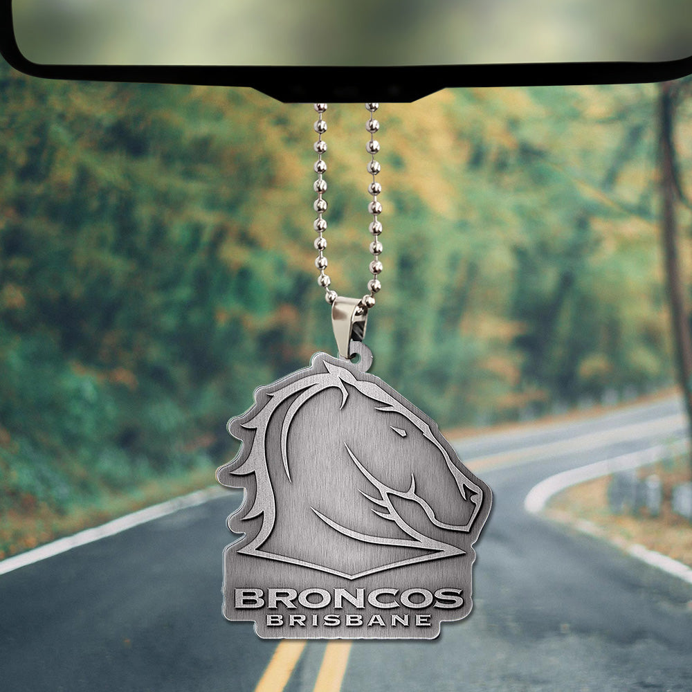 Brisbane Broncos Custom Shape 2-Side Printed Car Ornament – TANTN 4942