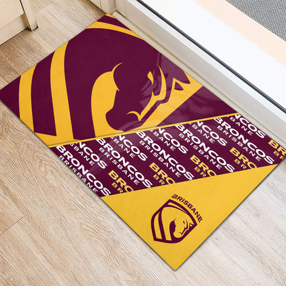 Brisbane Broncos Custom Doormat – TMTHU3976