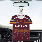 Brisbane Broncos 2025 NRL Premiers 2-Side Printed Car Ornament – HOATT13945