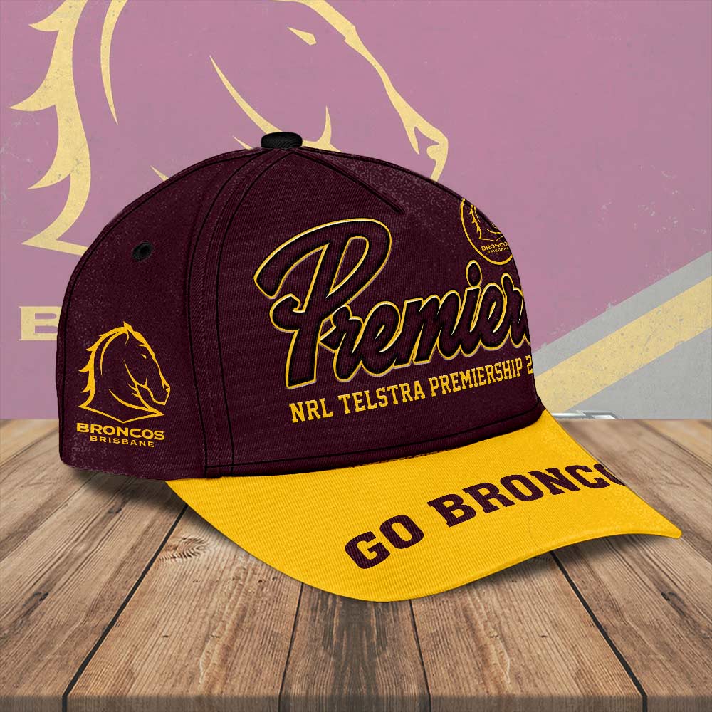 Brisbane Broncos 2025 NRL Premiers Classic Cap – HOATT13740