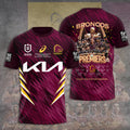 Brisbane Broncos 2025 Premiership 3D Apparel – TANTN18319