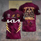 Brisbane Broncos 2025 Premiership 3D Apparel – TANTN18319