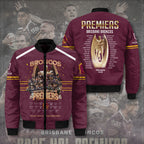 Brisbane Broncos 2025 Premiership 3D Bomber Jacket – TANTN17852