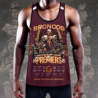 Brisbane Broncos 2025 Premiership Y-Back Muscle Tank Top – TANTN17851