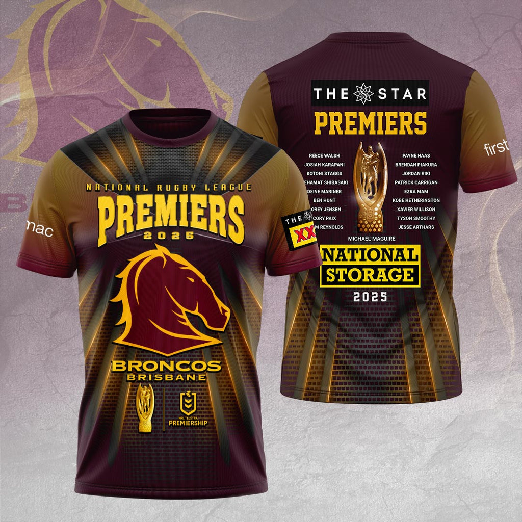 Brisbane Broncos 3D Apparel – GNE4590