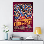 Brisbane Lions 2026 AFL Premiers Canvas With Inner Frame – TANTN25814