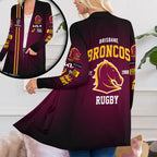 Brisbane Broncos Women's Patch Pocket Cardigan – VANDH 3769