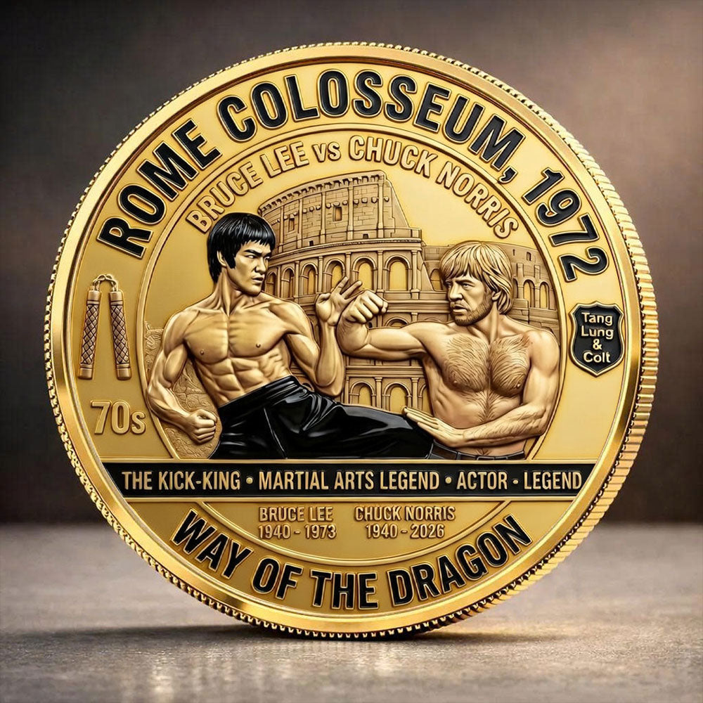 Bruce Lee x Chuck Norris Commemorative Coin – TANTN21915