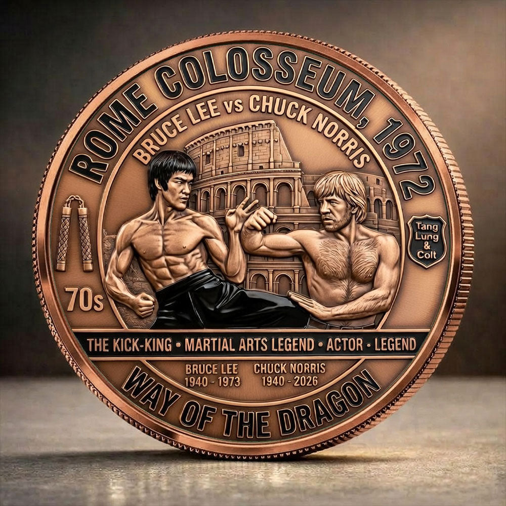 Bruce Lee x Chuck Norris Commemorative Coin – TANTN21915