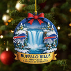 Buffalo Bills 2025 Custom Shape 2-sided Acrylic Ornament – MAITM13379