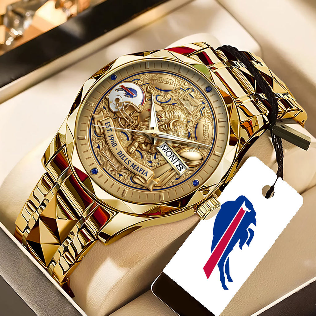 Buffalo Bills Alloy Luxury Quartz Watch – TANTN20783