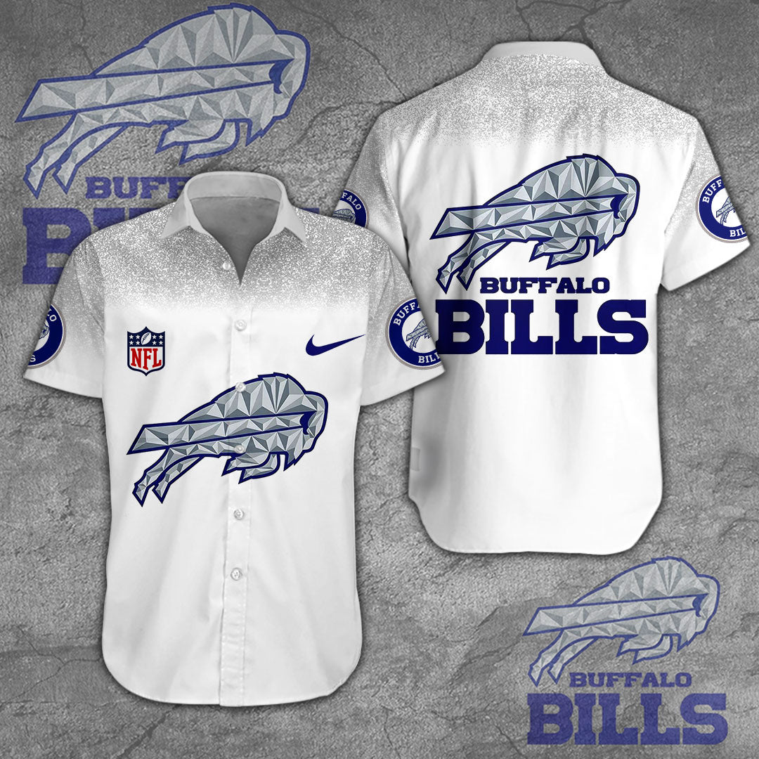 Buffalo Bills Short Sleeve Button-Down Shirt – MAITM12754