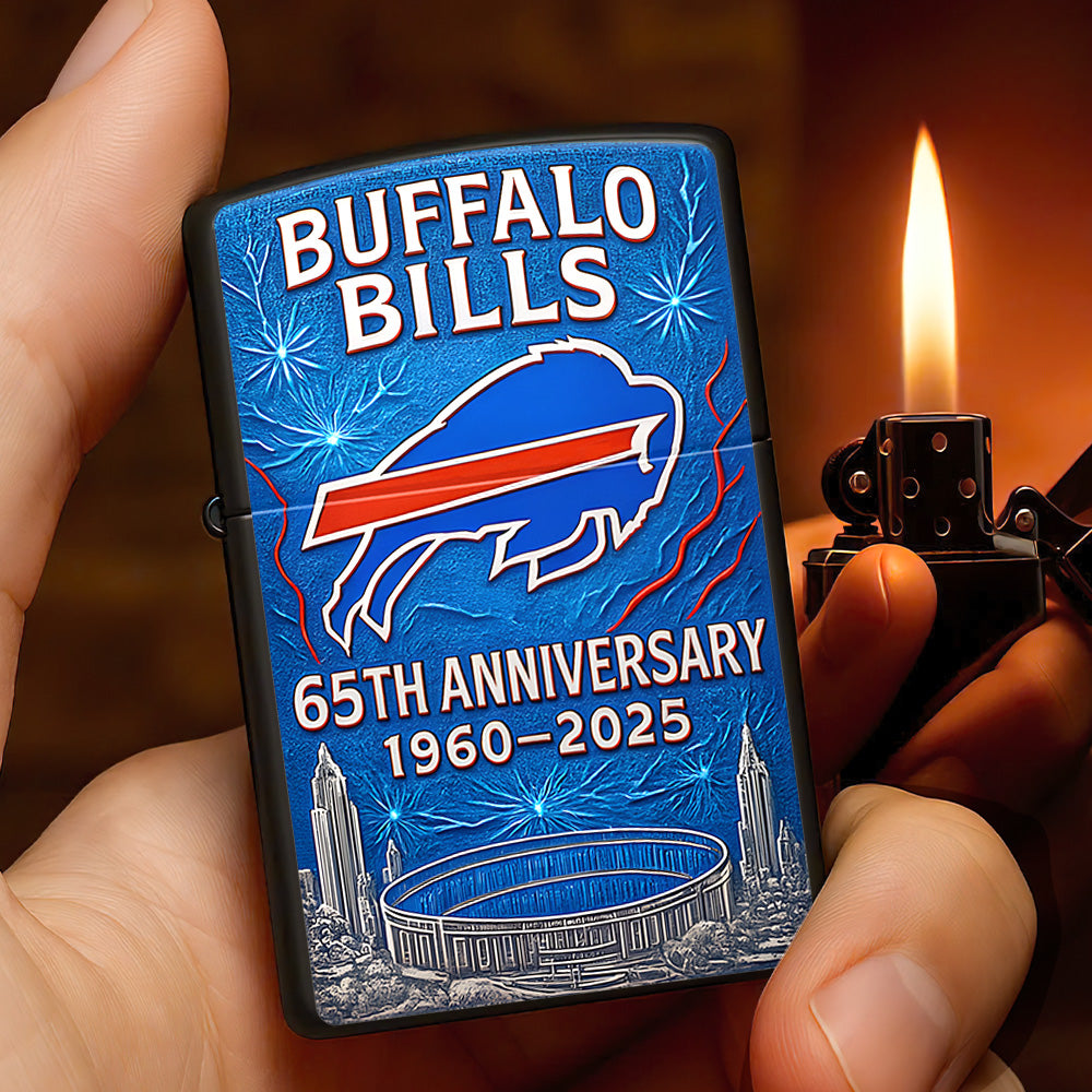 Buffalo Bills 65th Anniversary Zippo Lighter Case (No Insert) – MAITM13149