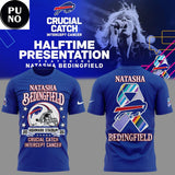 Buffalo Bills x Natasha Bedingfield 2026 Crucial Catch Intercept Cancer T-Shirt