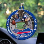 Buffalo Bills Custom shape 2-sided Acrylic Car Ornament – HOATT12577
