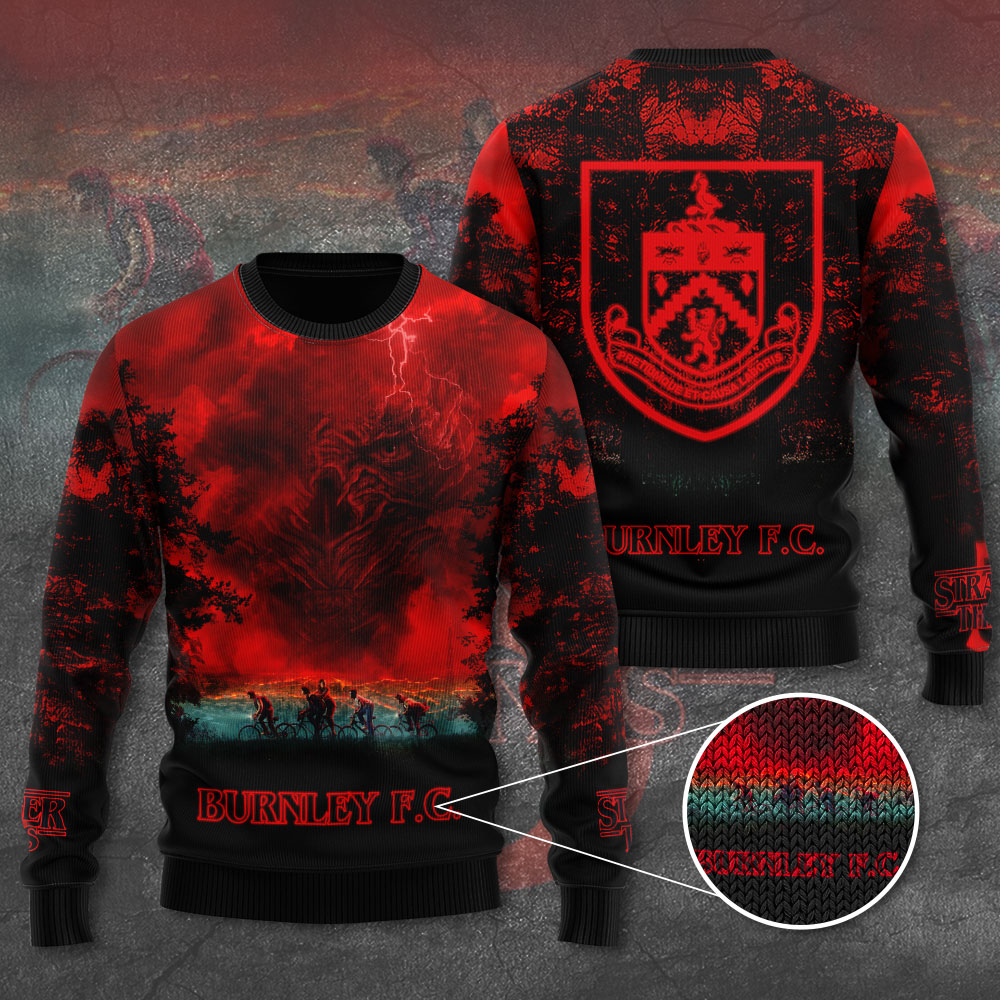 Burnley FC x Stranger Things Ugly Sweater – TANTN17772
