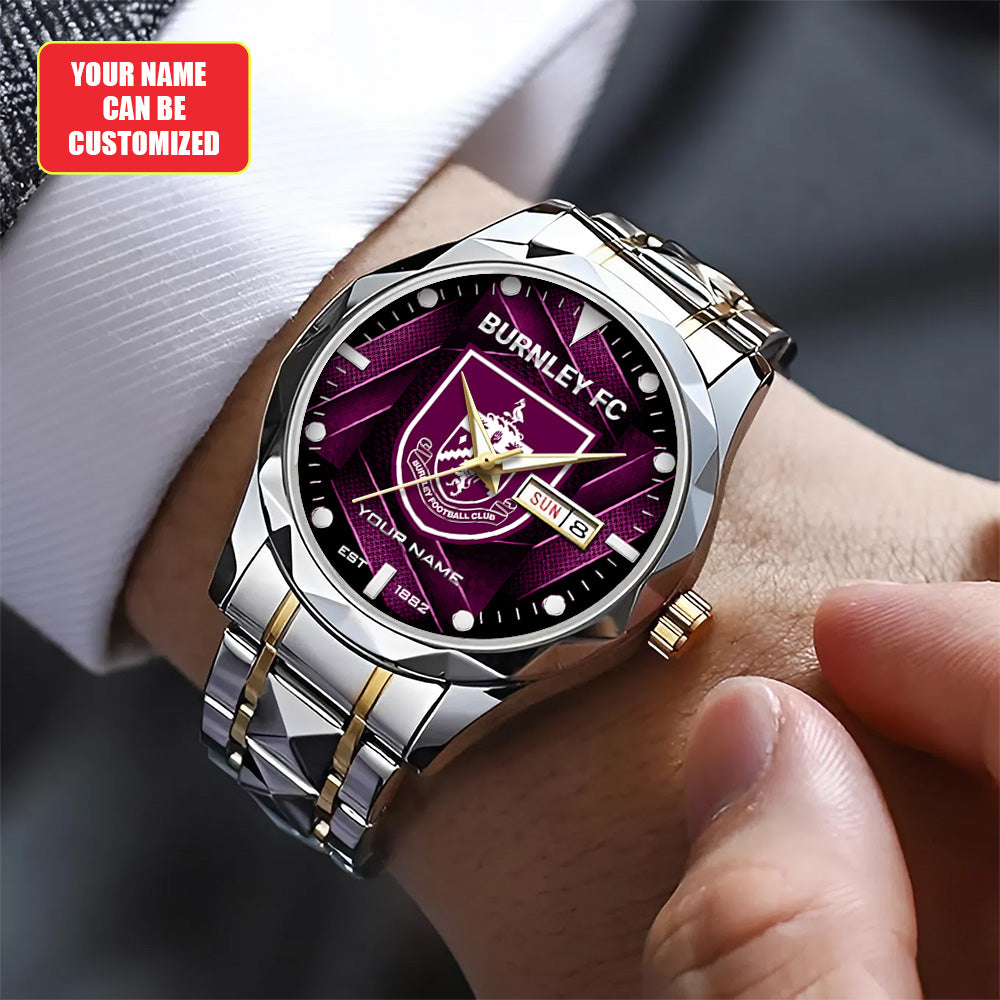 Personalized Burnley FC Alloy Luxury Quartz Watch – TANTN20265