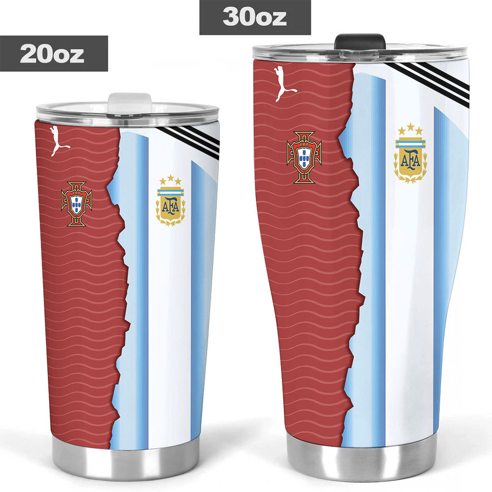 Cristiano Ronaldo x Lionel Messi The Last Dance World Cup 2026 Tumbler Cup – TANTN22976