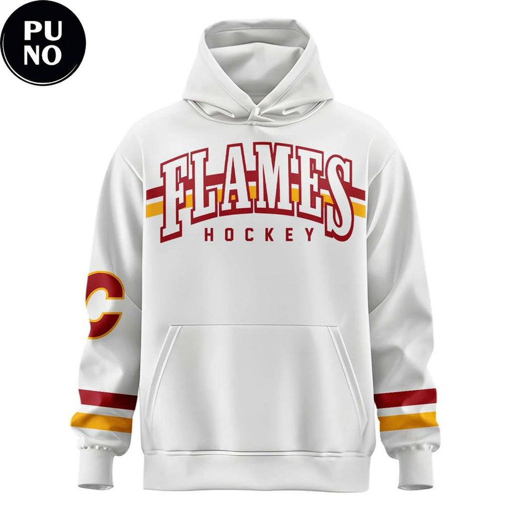 Calgary Flames 2026 Retro Logo Hoodie T-Shirt