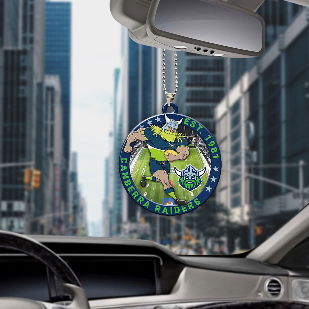 Canberra Raiders Custom Shape 2-sided Acrylic Car Ornament – HOATT13367