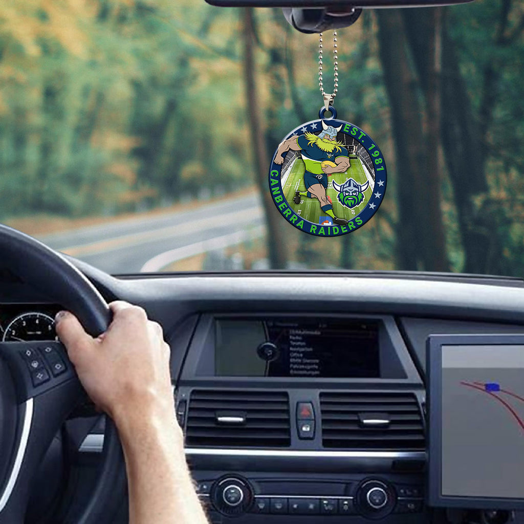 Canberra Raiders Custom Shape 2-sided Acrylic Car Ornament – HOATT13367