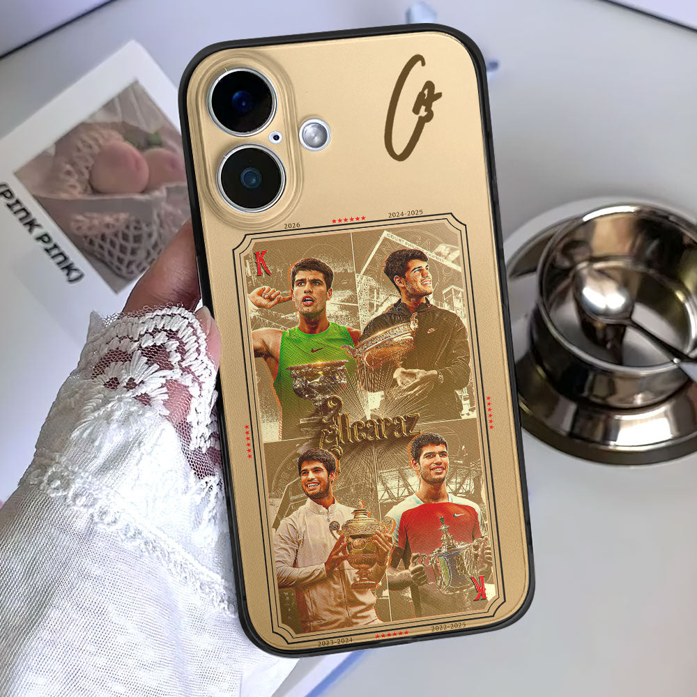 Carlos Alcaraz Grand Slam Champion Phone Case – GNE4912