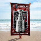 Carolina Hurricanes 2026 Stanley Cup Champions Rectangle Beach Towel – HOATT18807