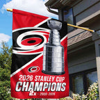 Carolina Hurricanes 2026 Stanley Cup Champions Double-side Garden Flag – TMTHU6831