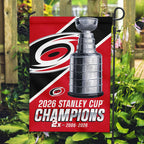 Carolina Hurricanes 2026 Stanley Cup Champions Double-side Garden Flag – TMTHU6831