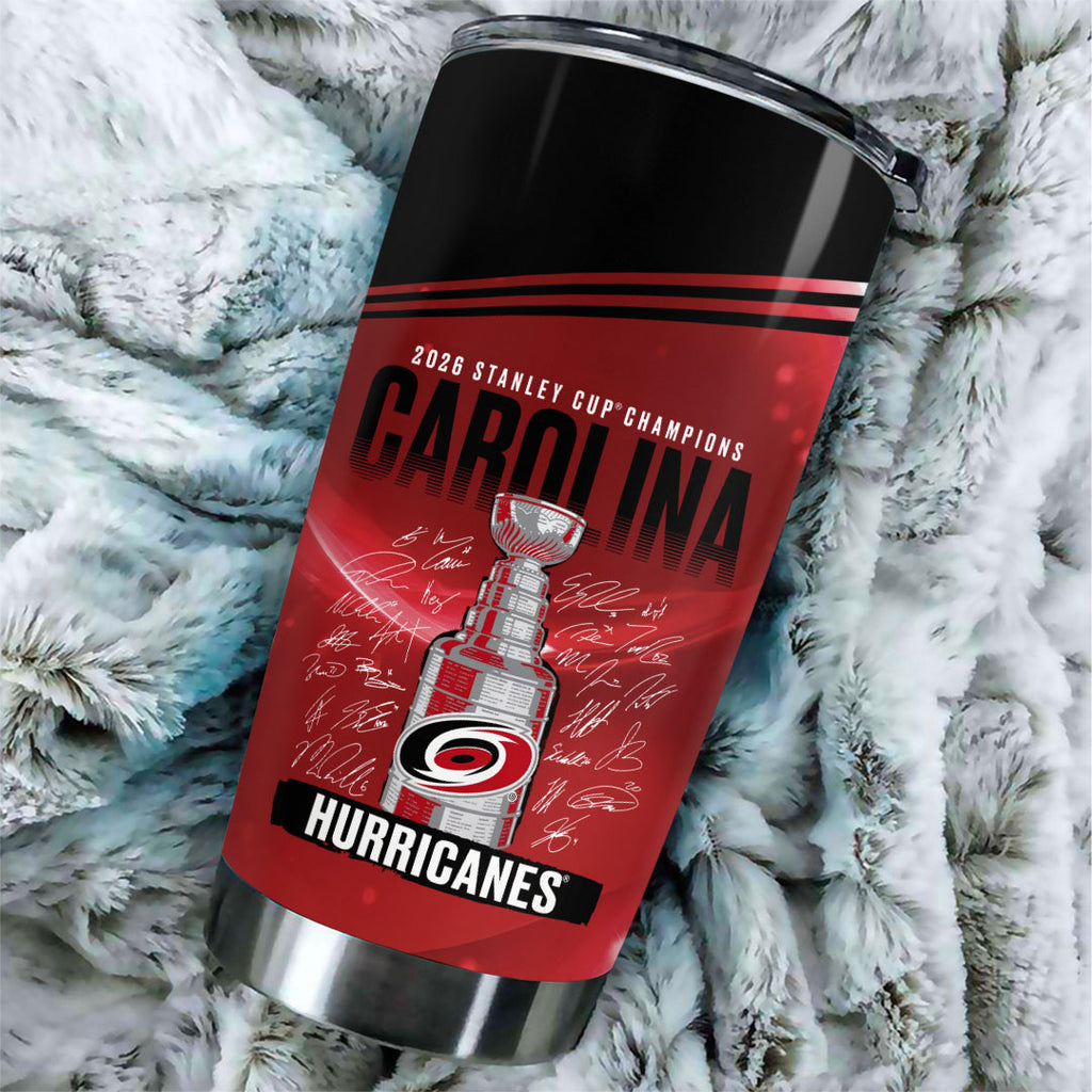 Carolina Hurricanes 2026 Stanley Cup Champions Tumbler Cup – HOATT18740