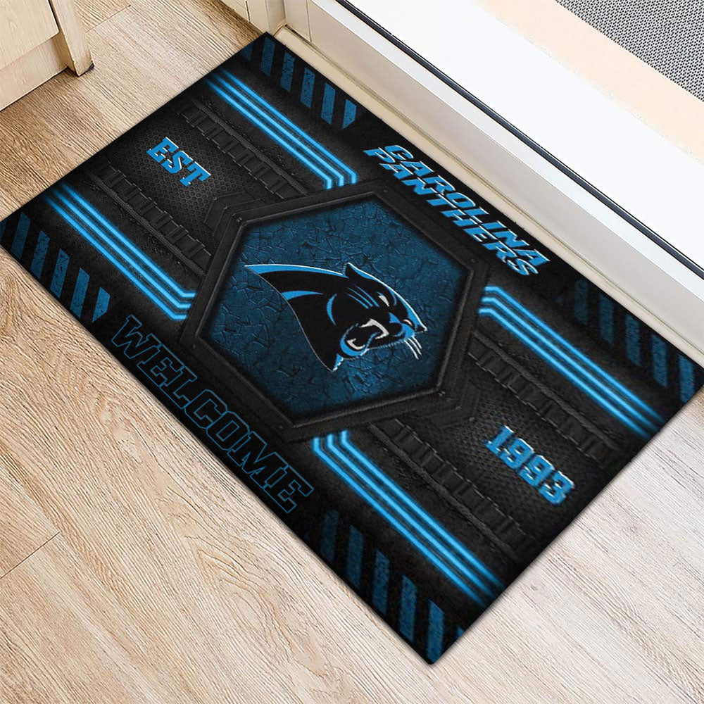 Carolina Panthers Custom Doormat – MAITM13155