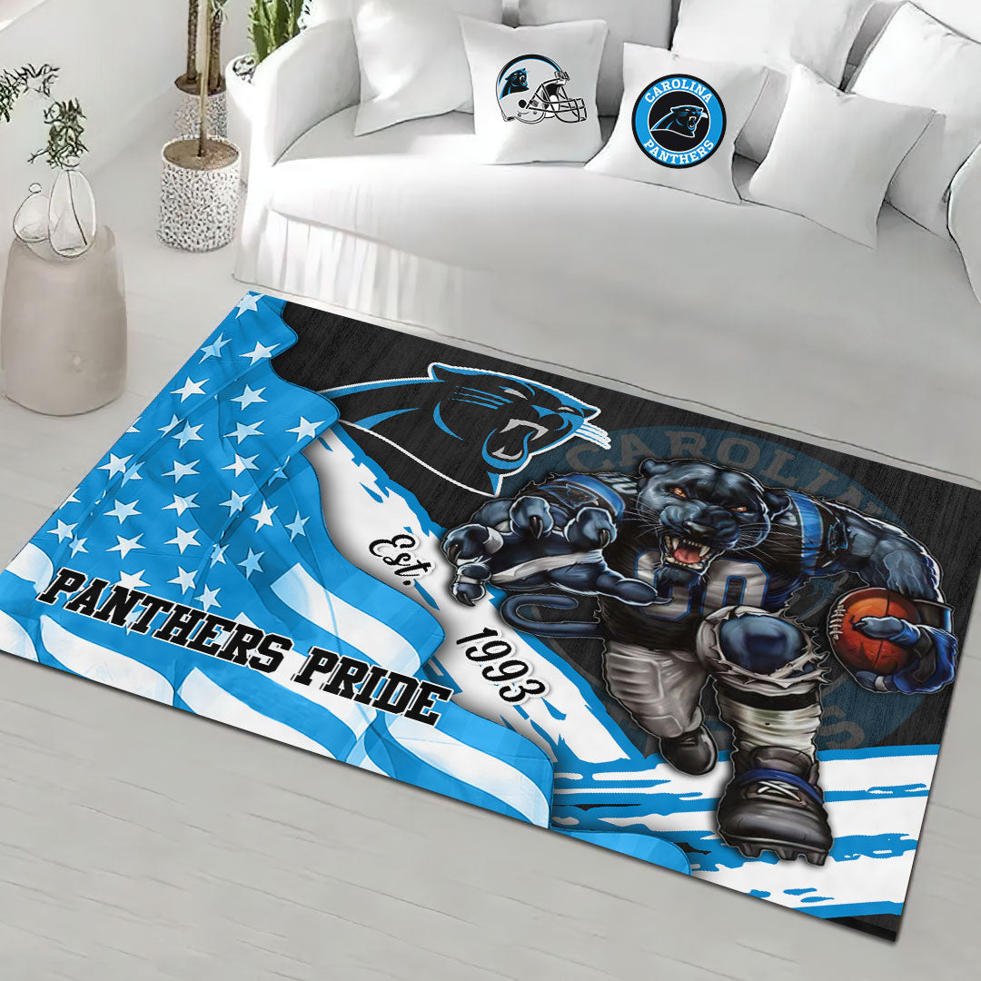 Carolina Panthers Rectangular Rug – HOATT13154