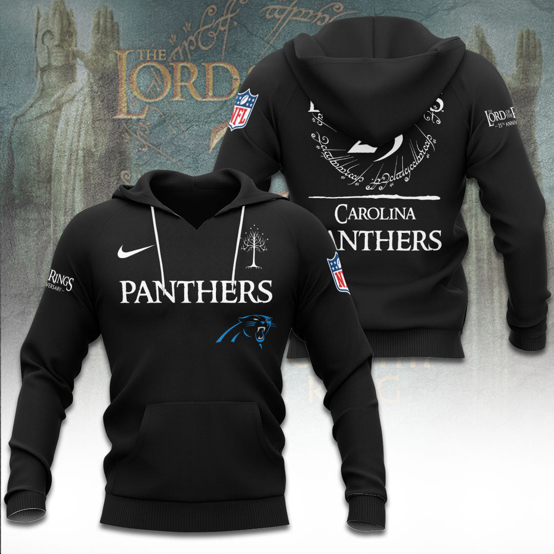 Carolina Panthers x The Lord of The Rings 25 Years 3D Apparel – TANTN19557