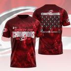 Carolina Hurricanes 2026 Stanley Cup Champions 3D Apparel – HOATT18635