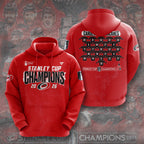 Carolina Hurricanes 2026 Stanley Cup Champions 3D Apparel – GNE7034