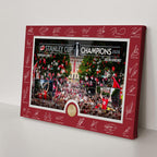 Carolina Hurricanes 2026 Stanley Cup Champions Rectangle Canvas With Inner Frame – HOATT19084