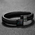 Carolina Panthers Crucial Catch 2025 Braided Leather Bracelet – TANTN15914