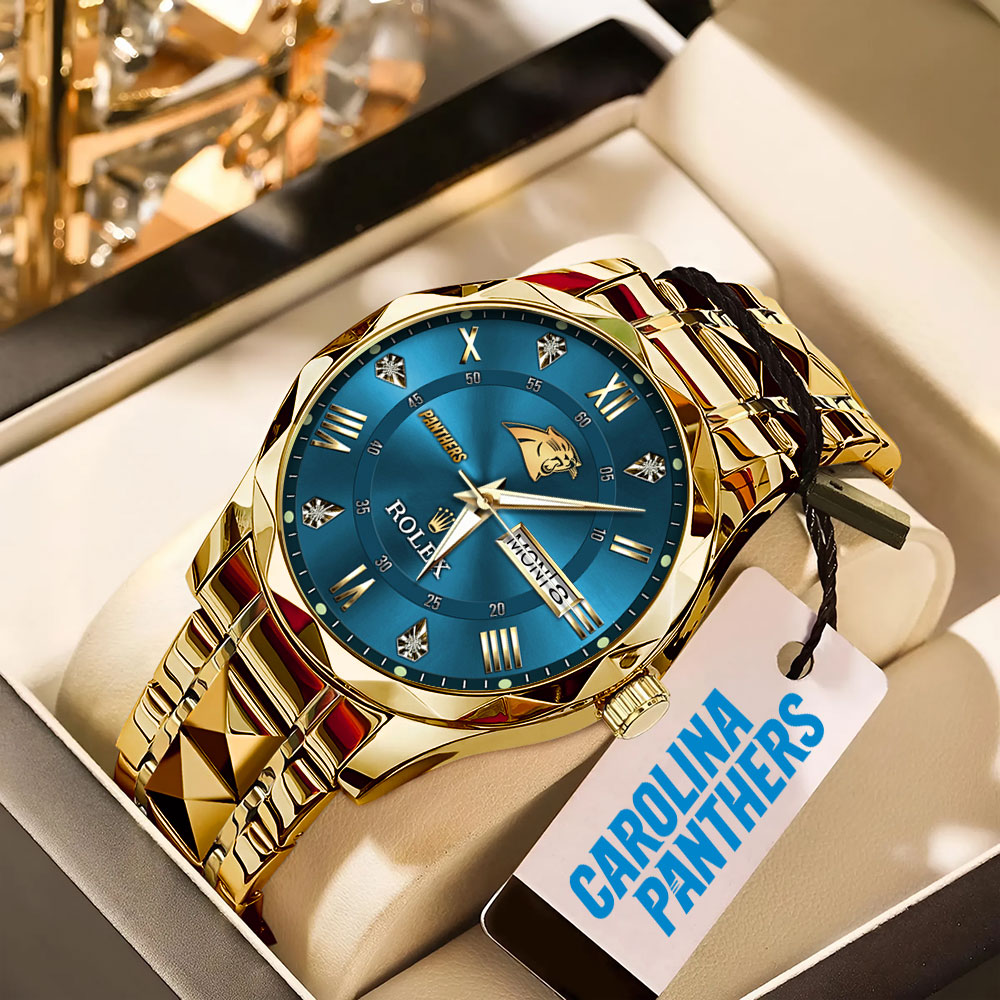 Carolina Panthers x Rolex Alloy Luxury Quartz Watch – MAITM13386
