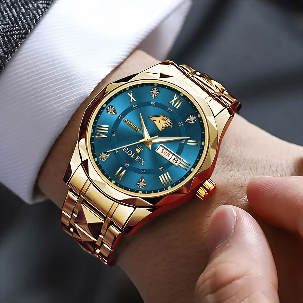 Carolina Panthers x Rolex Alloy Luxury Quartz Watch – MAITM13386