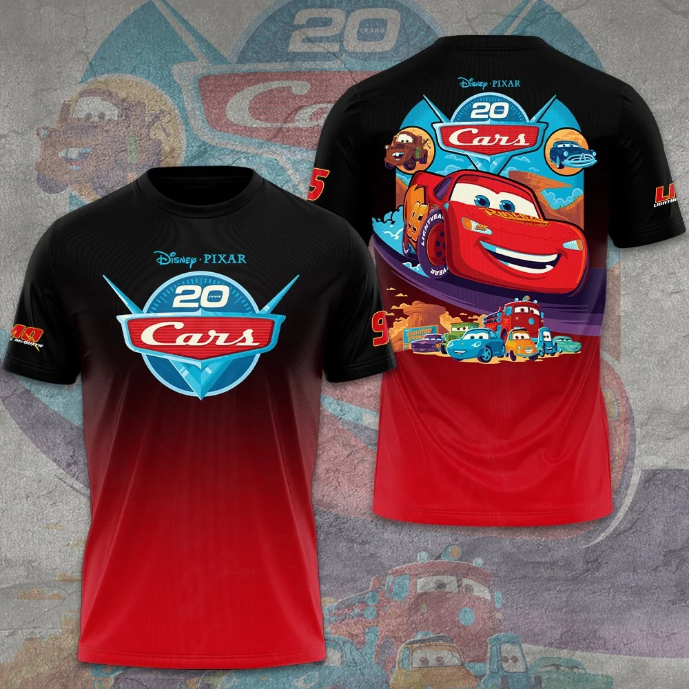 Cars 20th Anniversary 3D Apparel – GNE8297