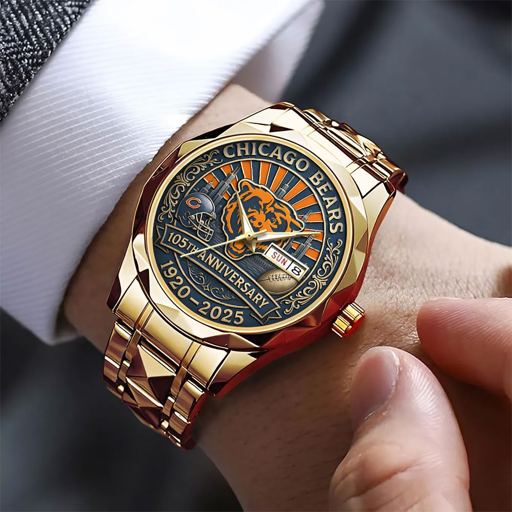 Chicago Bears Alloy Luxury Quartz Watch – TANTN16808